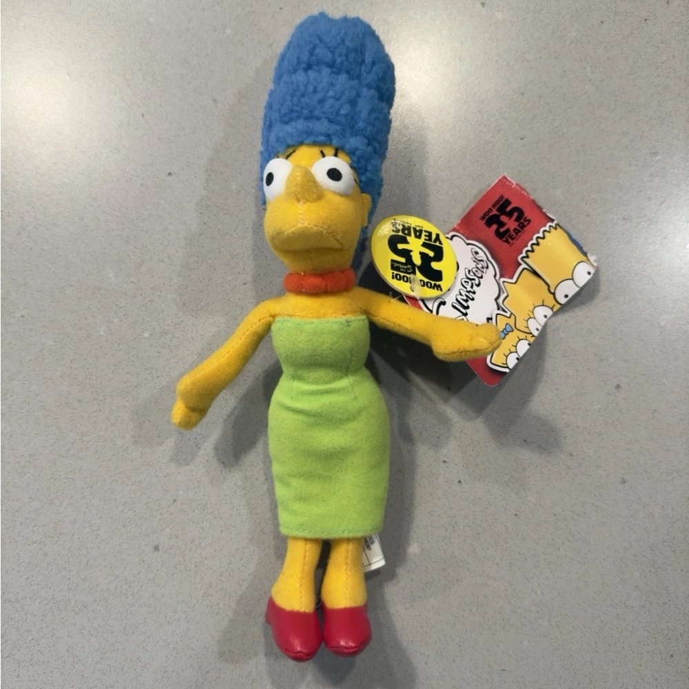 CommonWealth The Simpsons Marge Simpson Medium Collectible Plush Figure 25 Years